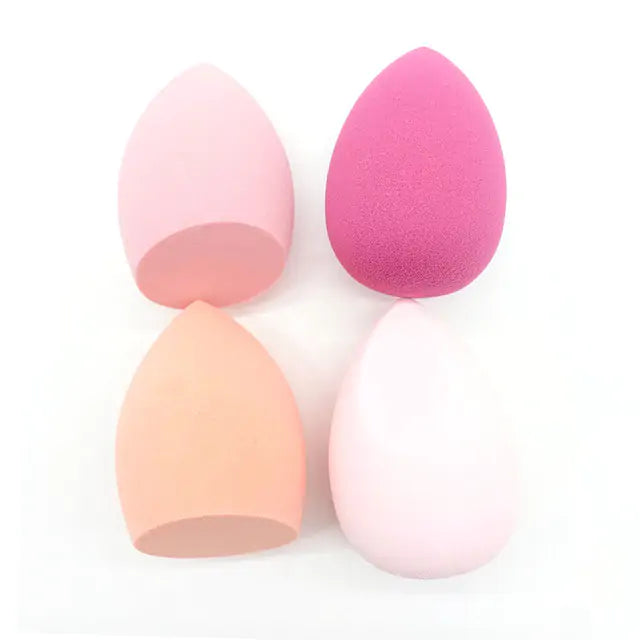 Set de 4 Esponjas de Maquillaje (Para Seco y Húmedo)