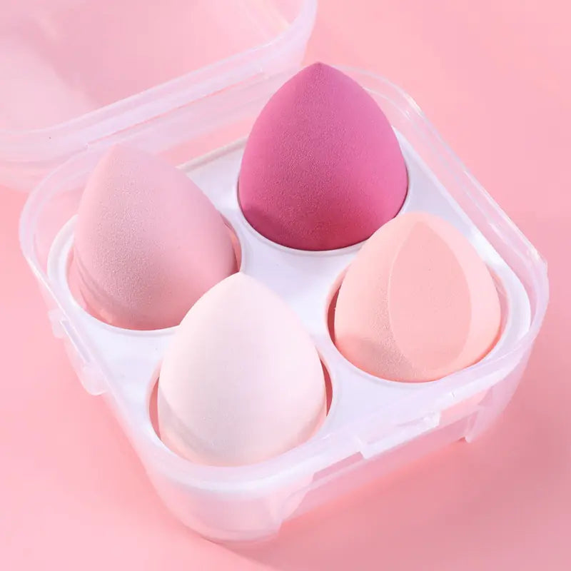 Set de 4 Esponjas de Maquillaje (Corte Biselado)