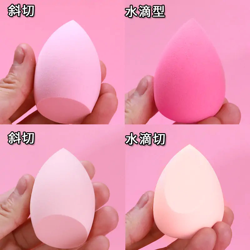 Set de 4 Esponjas de Maquillaje (Para Seco y Húmedo)