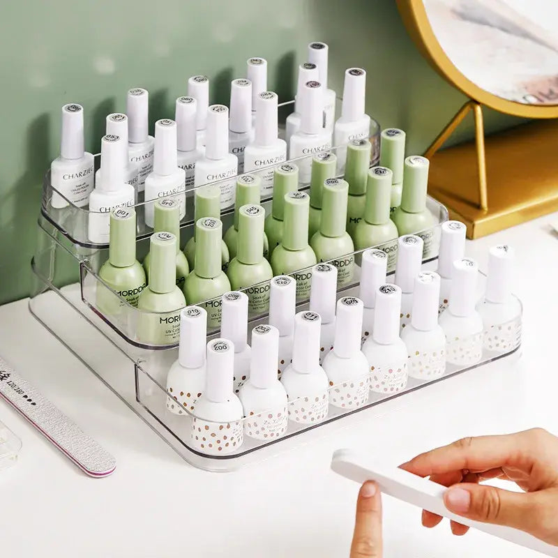 Organizador de Maquillaje para el Baño (Estilo Estantería)