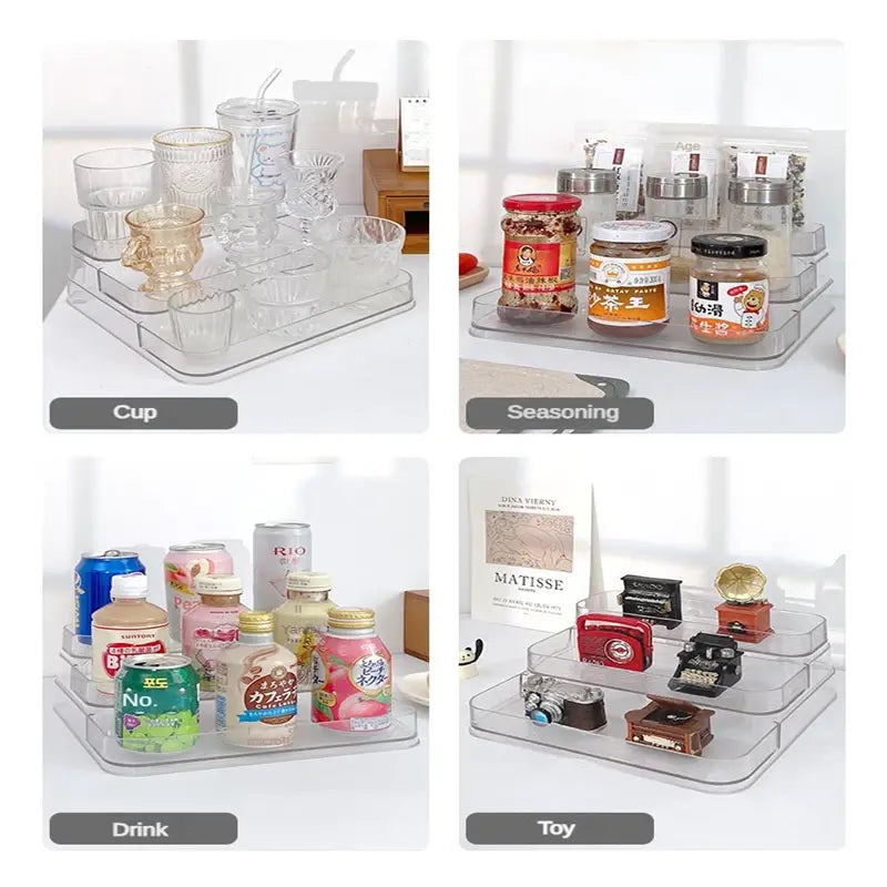 Organizador de Maquillaje para el Baño (Estilo Estantería)