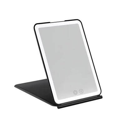 Espejo de Maquillaje Plegable con Luz LED Táctil