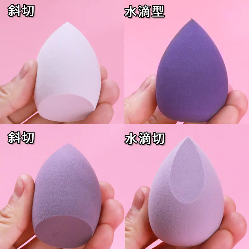 Set de 4 Esponjas de Maquillaje (Para Seco y Húmedo)