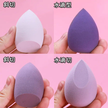 Set de 4 Esponjas de Maquillaje (Para Seco y Húmedo)