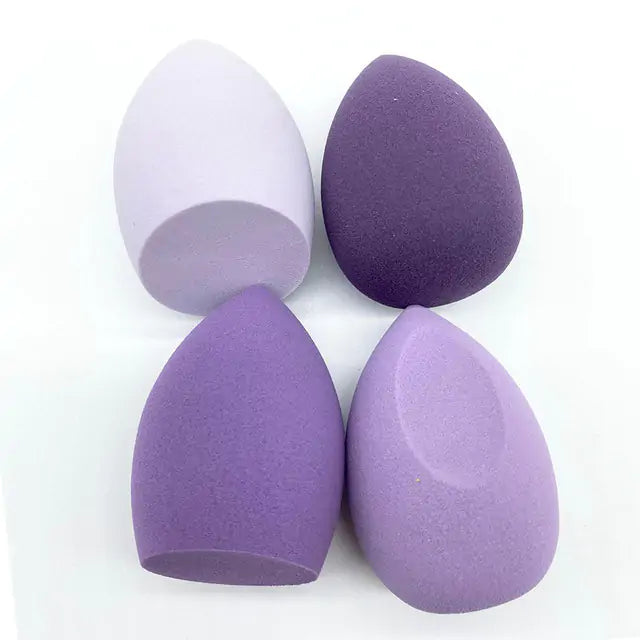 Set de 4 Esponjas de Maquillaje (Para Seco y Húmedo)